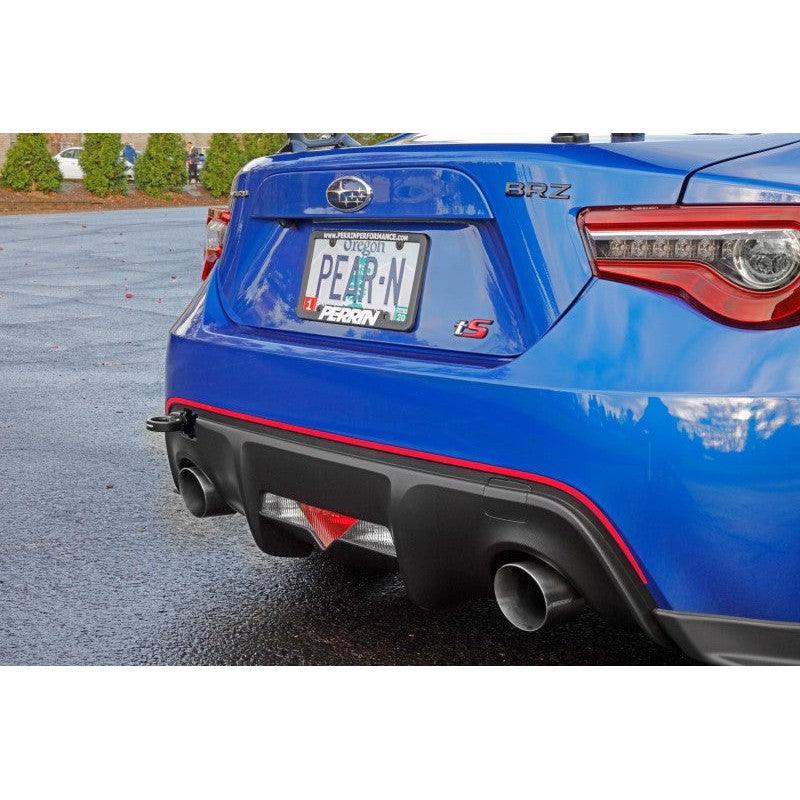 Perrin 13-20 & 2022 Subaru BRZ / 13-16 Scion FRS / 17-20 Toyota 86 Tow Hook Kit (Rear) - Black - Saikospeed