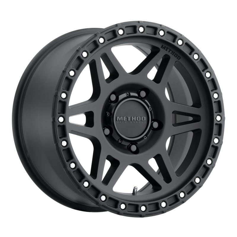 Method MR312 17x8.5 0mm Offset 5x5 71.5mm CB Matte Black Wheel - Saikospeed