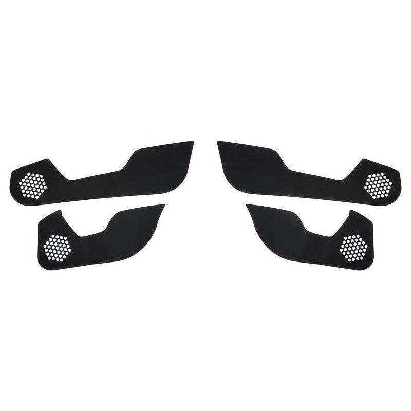 Revel GT Design Kick Panel Cover (Red Stitch) 18-19 Honda Civic Type-R / Hatchback - 4 Pieces - Saikospeed