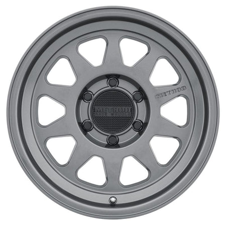 Method MR316 17x8.5 0mm Offset 6x5.5 106.25mm CB Gloss Titanium Wheel - Saikospeed