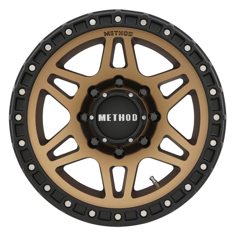 Method MR312 18x9 +18mm Offset 8x6.5 130.81mm CB Method Bronze/Black Street Loc Wheel - Saikospeed