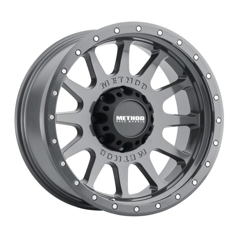 Method MR605 NV 20x10 -24mm Offset 8x170 124.9mm CB Gloss Titanium Wheel - Saikospeed