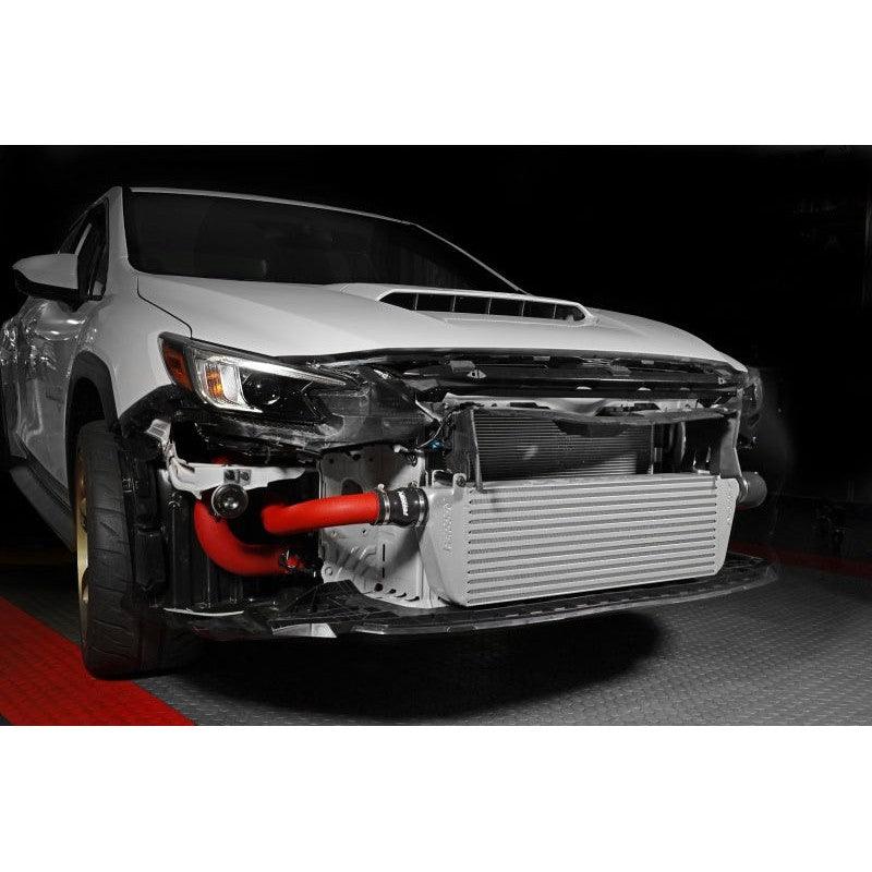 Perrin 22-23 Subaru WRX Front Mount Intercooler Kit (Red Tubes & Silver Core) - Saikospeed