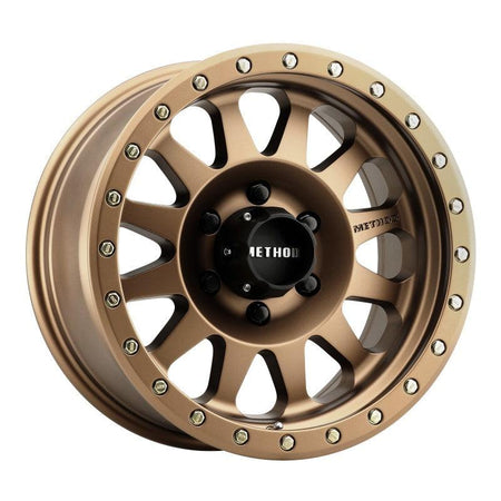 Method MR304 Double Standard 17x8.5 0mm Offset 6x135 94mm CB Method Bronze Wheel - Saikospeed