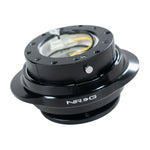 NRG Quick Release Gen 2.2 - Black Body / Shiny Black Oval Ring