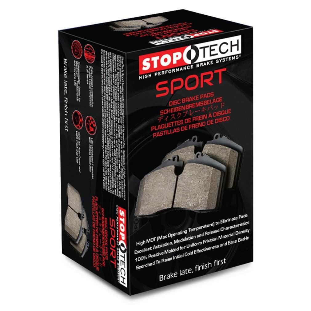 StopTech Sport Brake Pads w/Shims and Hardware - Front - Saikospeed