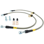 StopTech 06+ Civic Si Stainless Steel Front Brake Lines - Saikospeed