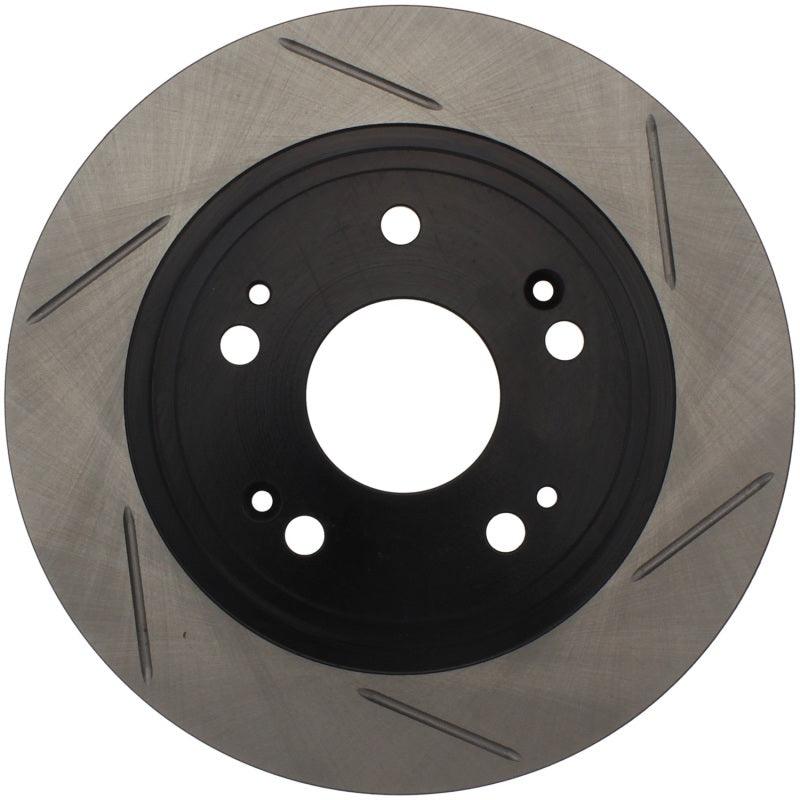 StopTech Power Slot 09-10 Acura TSX / 08-10 Honda Accord Rear Right Slotted Rotor - Saikospeed