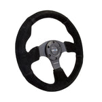 NRG Reinforced Steering Wheel (320mm) Suede w/Black Stitch