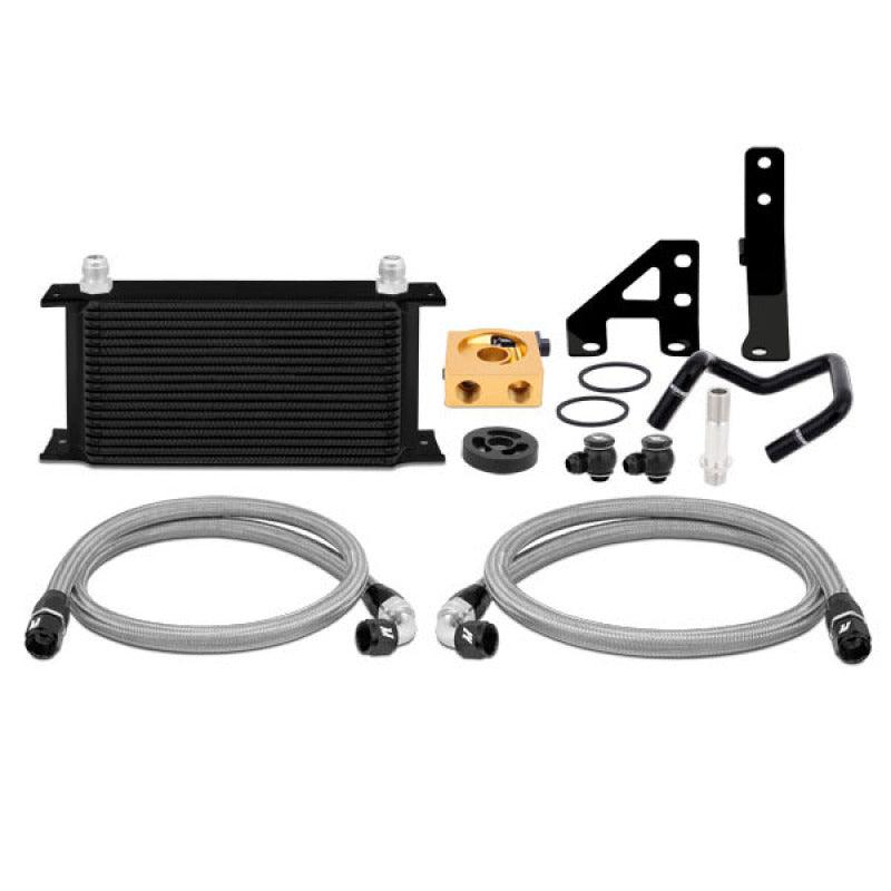 Mishimoto 2015 Subaru WRX Thermostatic Oil Cooler Kit - Black - Saikospeed