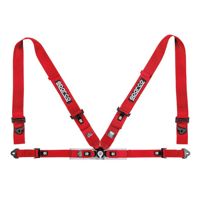 Sparco Belt 4Pt 3in/2in Competition Harness - Red - Saikospeed
