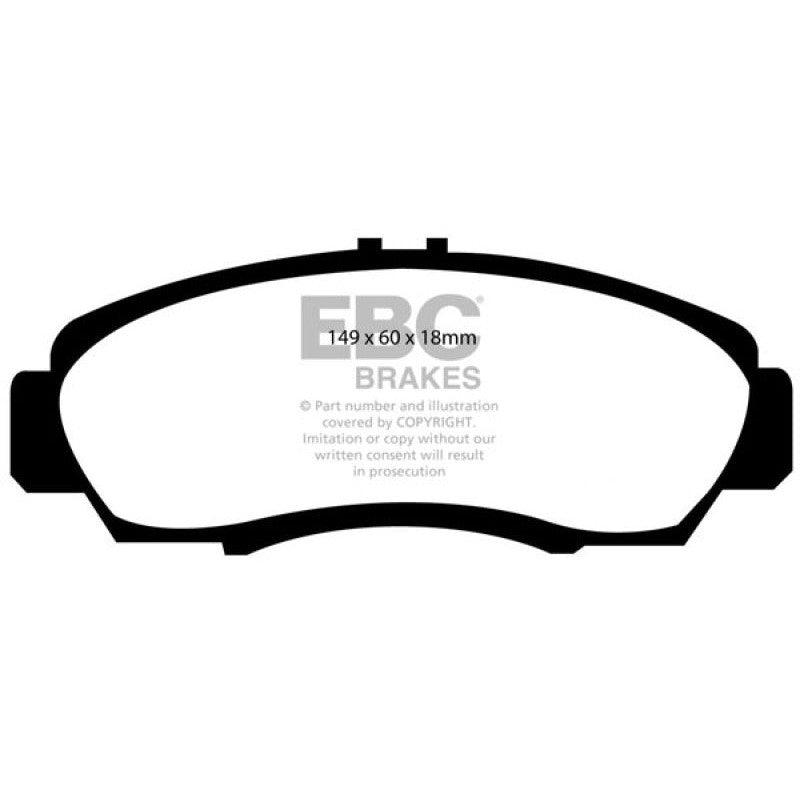 EBC 01-03 Acura CL 3.2 Greenstuff Front Brake Pads - Saikospeed