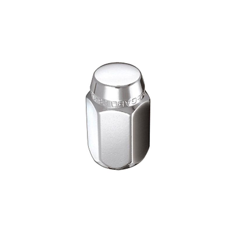 McGard Hex Lug Nut (Cone Seat) M12X1.5 / 13/16 Hex / 1.5in. Length (4-Pack) - Chrome - Saikospeed