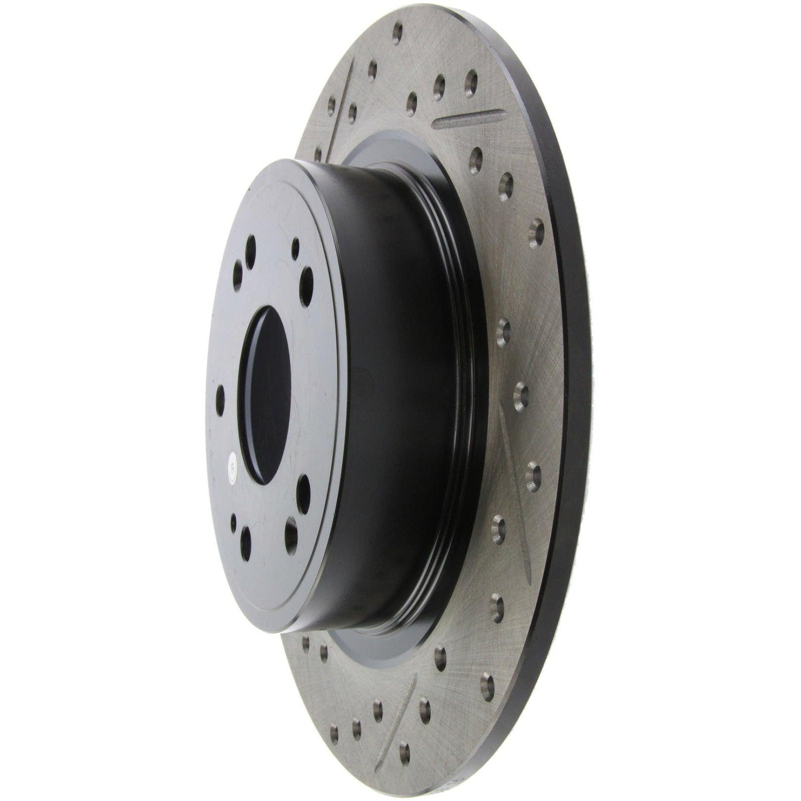 StopTech 09-10 Acura TSX / 08-10 Honda Accord Coupe/05-10 Sedan Right Rear Slotted & Drilled Rotor - Saikospeed
