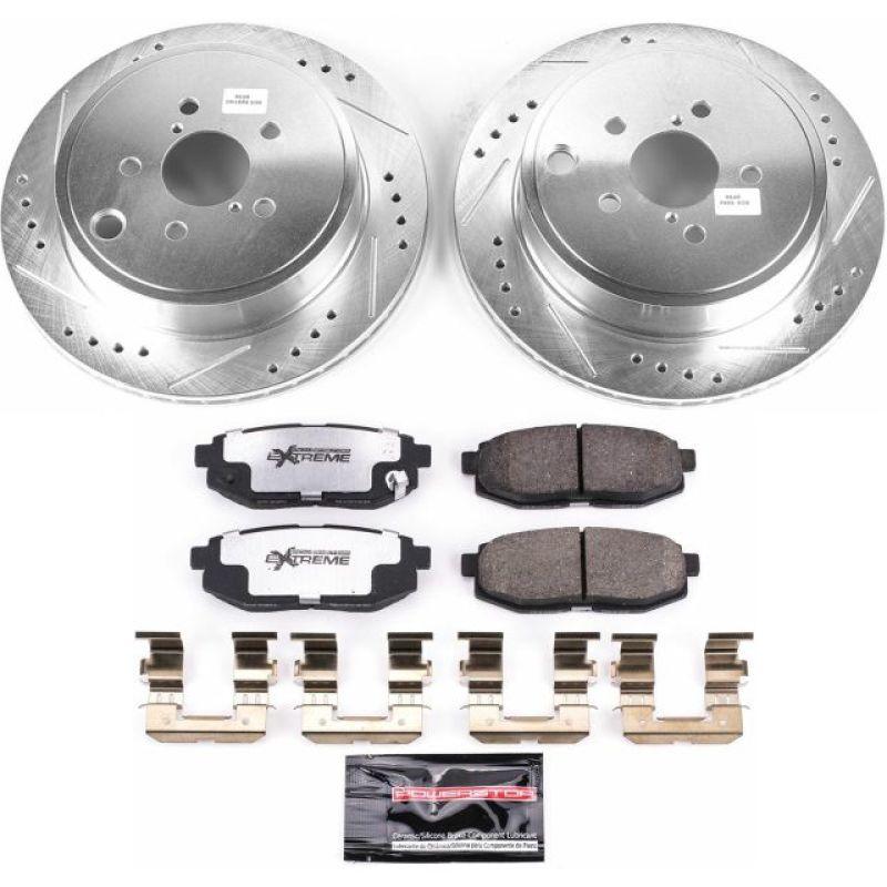 Power Stop 13-16 Scion FR-S Rear Z26 Street Warrior Brake Kit - Saikospeed