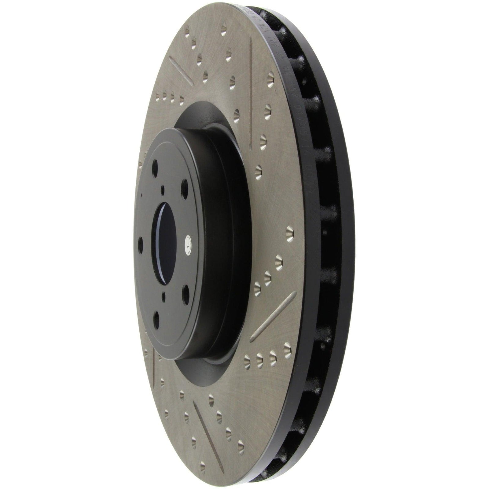 StopTech 05-10 Subaru Impreza WRX/STi Slotted & Drilled Left Front Rotor - Saikospeed