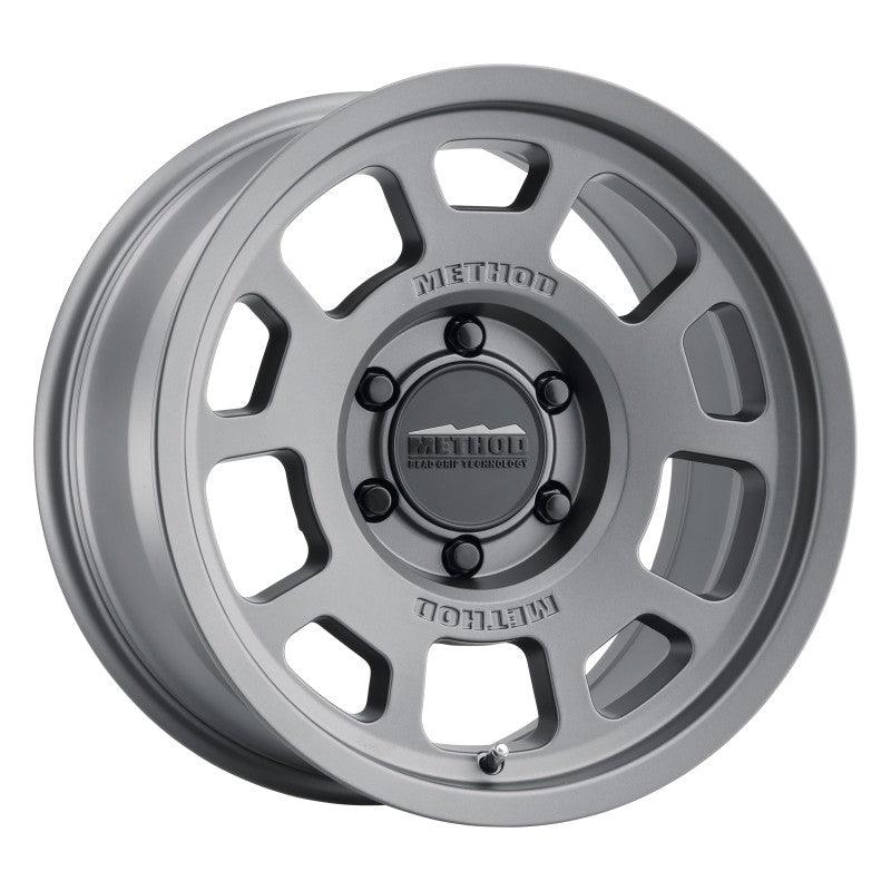 Method MR705 17x8.5 0mm Offset 6x5.5 106.25mm CB Titanium Wheel - Saikospeed