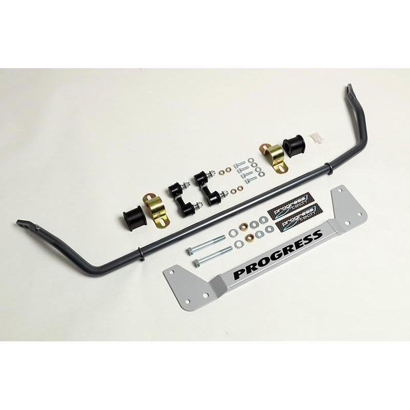 Progress Tech 02-06 Acura RSX Rear Sway Bar (24mm - Adjustable w/ End Links and Bar Brace) - Saikospeed