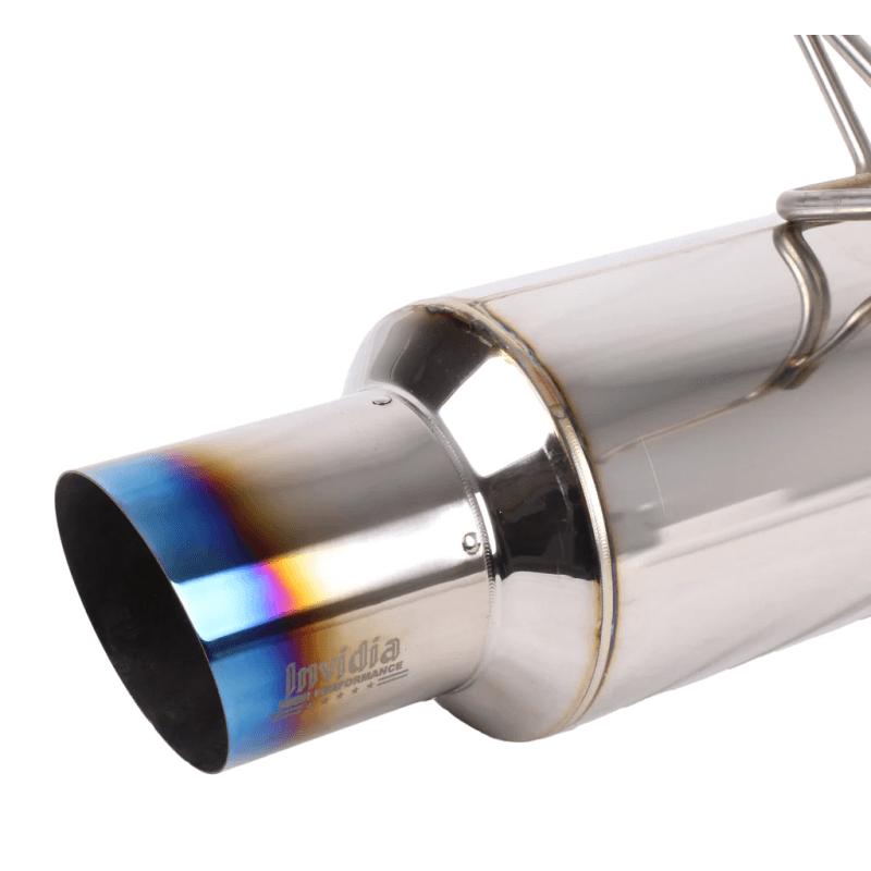 Invidia 2022+ Subaru WRX Single N1 Titanium Burnt Tip Cat-back Exhaust - Saikospeed