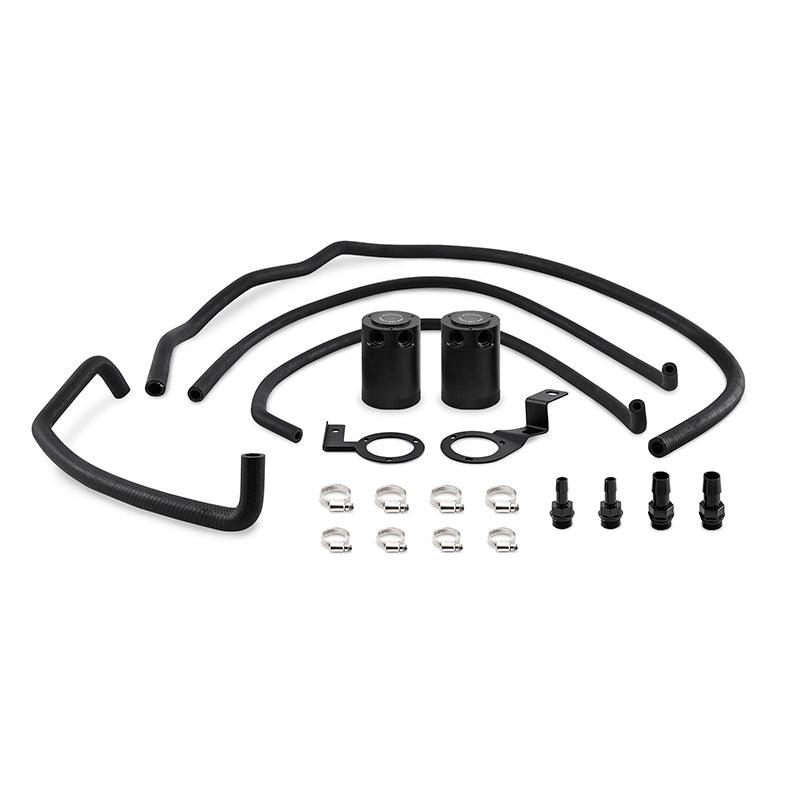 Mishimoto 2015+ Subaru WRX Baffled Oil Catch Can Kit - Black - Saikospeed