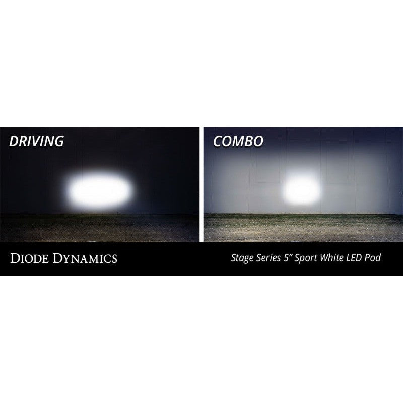Diode Dynamics SS5 Sport Universal CrossLink 6-Pod Lightbar - White Combo