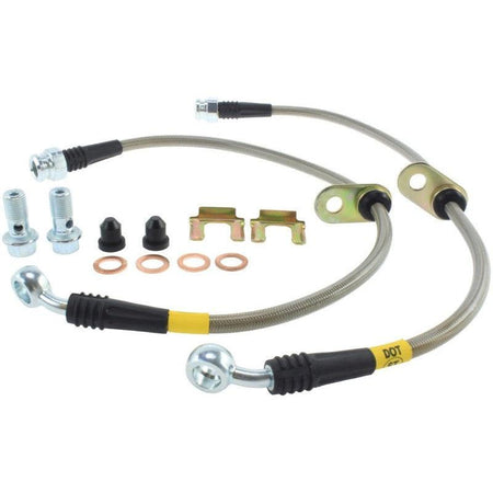 StopTech 13-13 Honda Civic EX Rear SS Brake Lines - Saikospeed