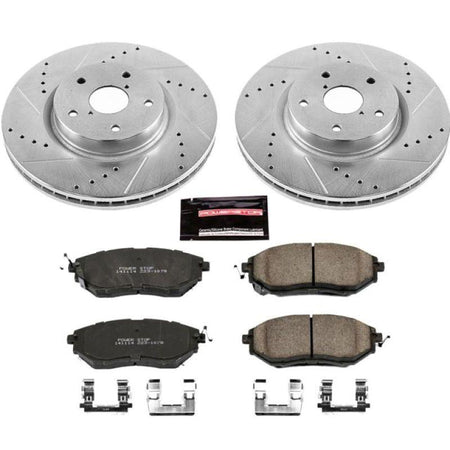 Power Stop 06-07 Subaru B9 Tribeca Front Z23 Evolution Sport Brake Kit - Saikospeed