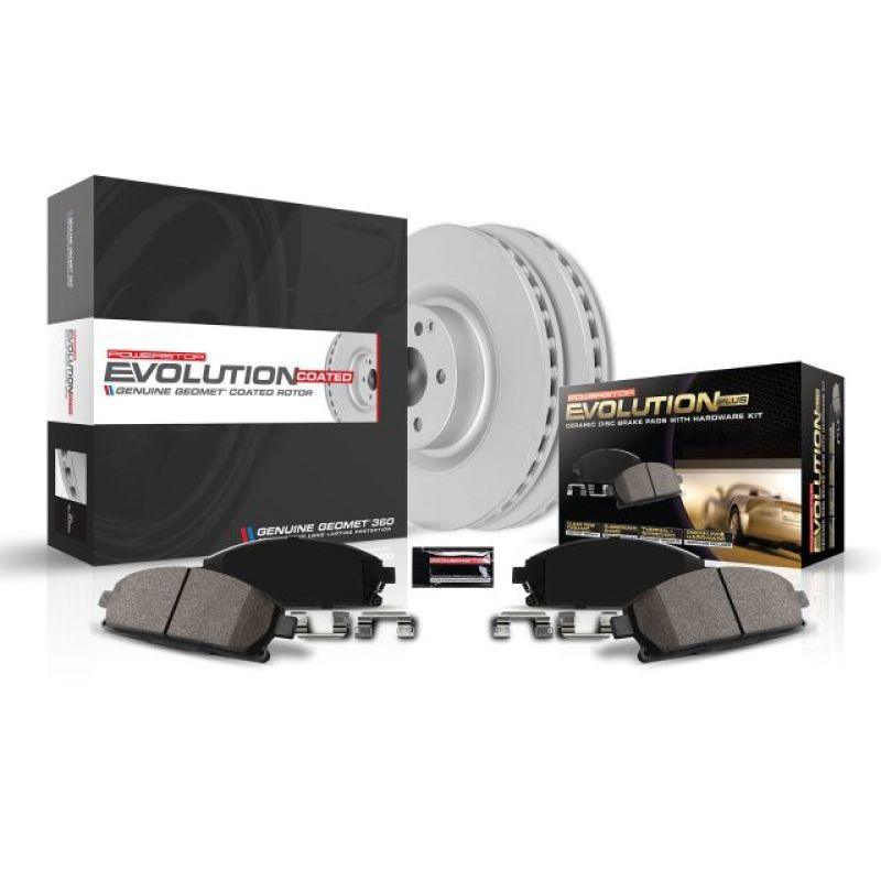 Power Stop 13-19 Honda Accord Front Z17 Evolution Geomet Coated Brake Kit - Saikospeed