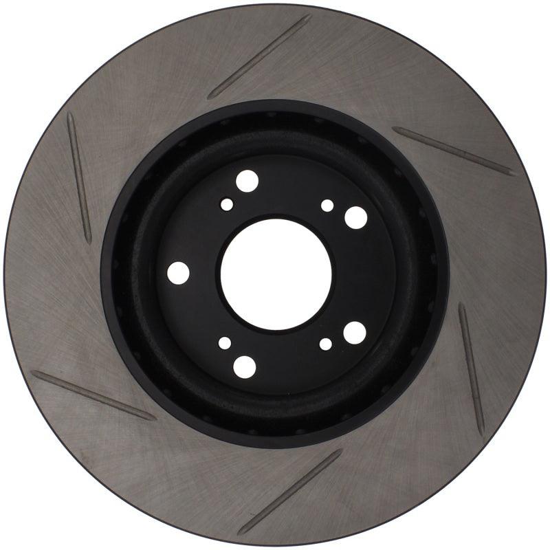 StopTech Power Slot Slotted 06-08 Honda Civic Si Front Left Rotor - Saikospeed