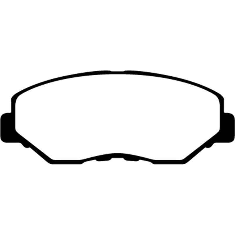 EBC 13-15 Acura ILX 1.5 Hybrid Greenstuff Front Brake Pads - Saikospeed