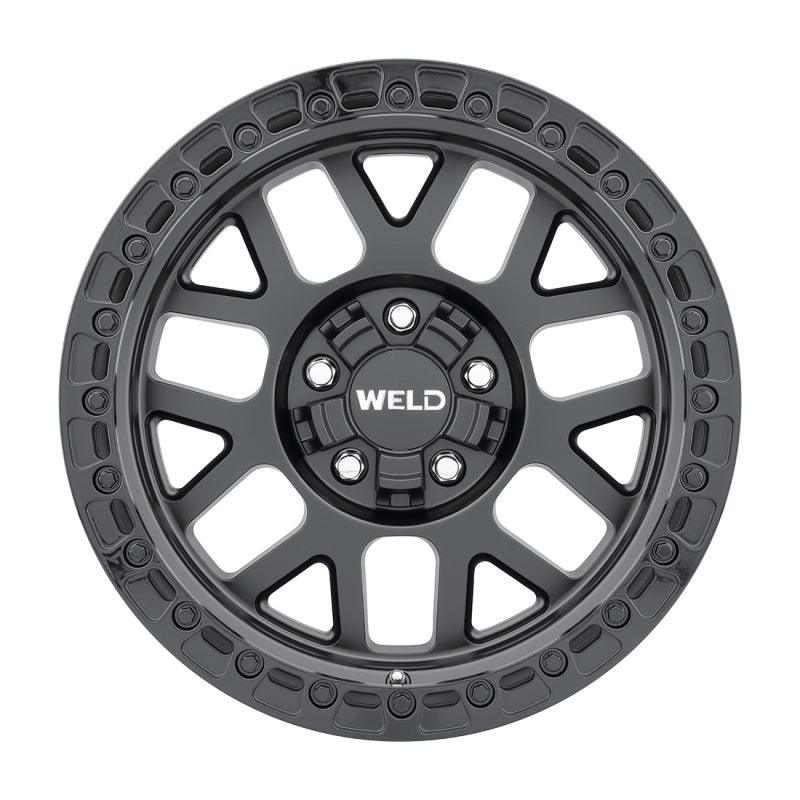 Weld Off-Road W104 17X9.0 Cinch 6X135 6X139.7 ET00 BS5.00 Satin Black Gloss Black 106.1 - Saikospeed