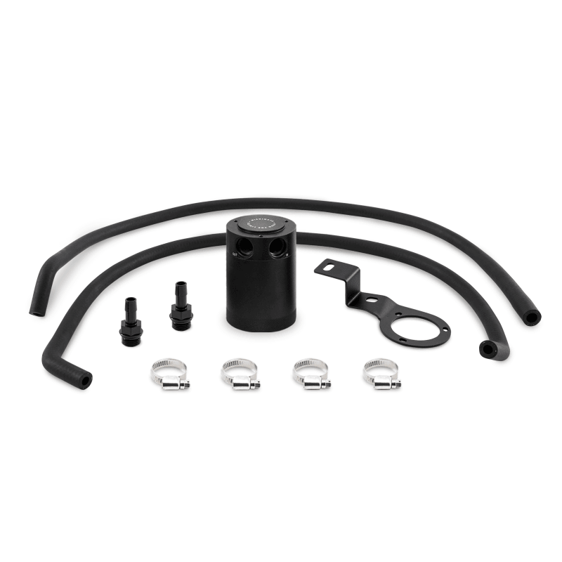 Mishimoto 15-16 Subaru WRX PVC Side Baffled Oil Catch Can - Black - Saikospeed