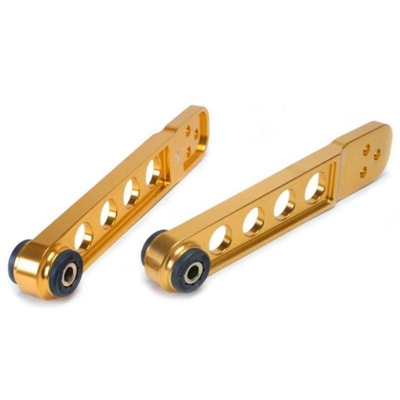 Skunk2 02-06 Honda Element/02-06 Acura RSX Gold Anodized Rear Lower Control Arm (Incl. Socket Tool) - Saikospeed