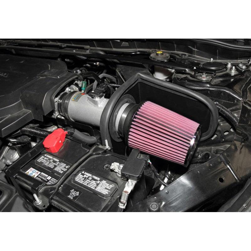 K&N 13-14 Honda Accord 3.5L V6 69 Series Typhoon Air Intake System - Silver Cold Air Intake Kit - Saikospeed