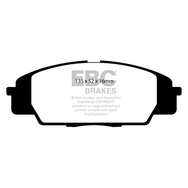 EBC 07-11 Acura CSX (Canada) 2.0 Type S Bluestuff Front Brake Pads - Saikospeed