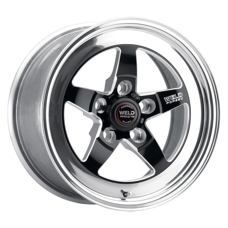 Weld S71 15x10 / 5x4.5 BP / 7.5in. BS Black Wheel (Medium Pad) - Non-Beadlock - Saikospeed