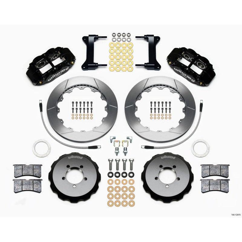 Wilwood Narrow Superlite 6R Front Hat Kit 12.88in 2012-Up Toyota / Scion FRS w/ Lines - Saikospeed