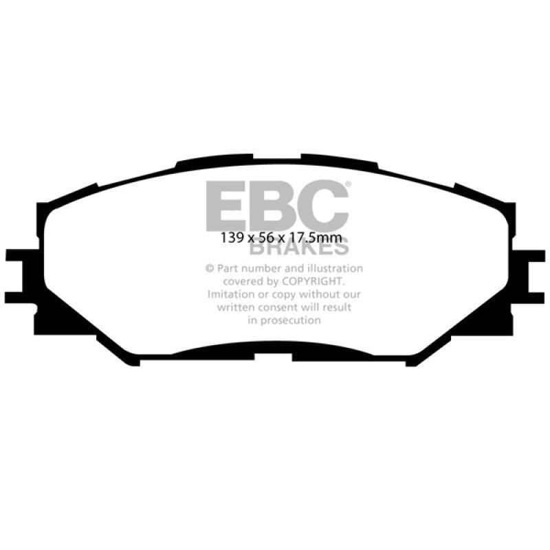 EBC 10-12 Lexus HS250h 2.4 Hybrid Ultimax2 Front Brake Pads