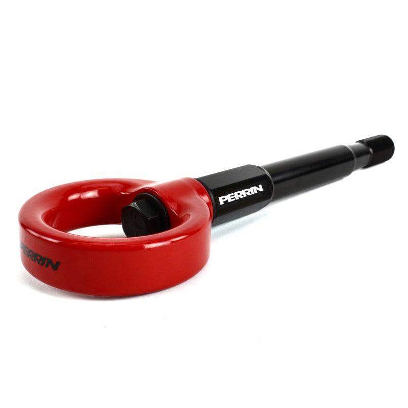 Perrin 2022 Subaru WRX / 18-21 Crosstrek Tow Hook Kit (Rear) - Red - Saikospeed