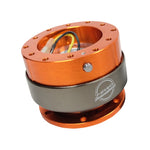 NRG Quick Release Gen 2.0 - Orange Body / Titanium Chrome Ring