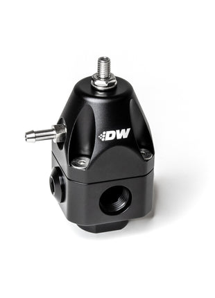 DeatschWerks DWR1000c Adjustable Fuel Pressure Regulator Dual 6AN Inlet and 6AN Outlet - Black