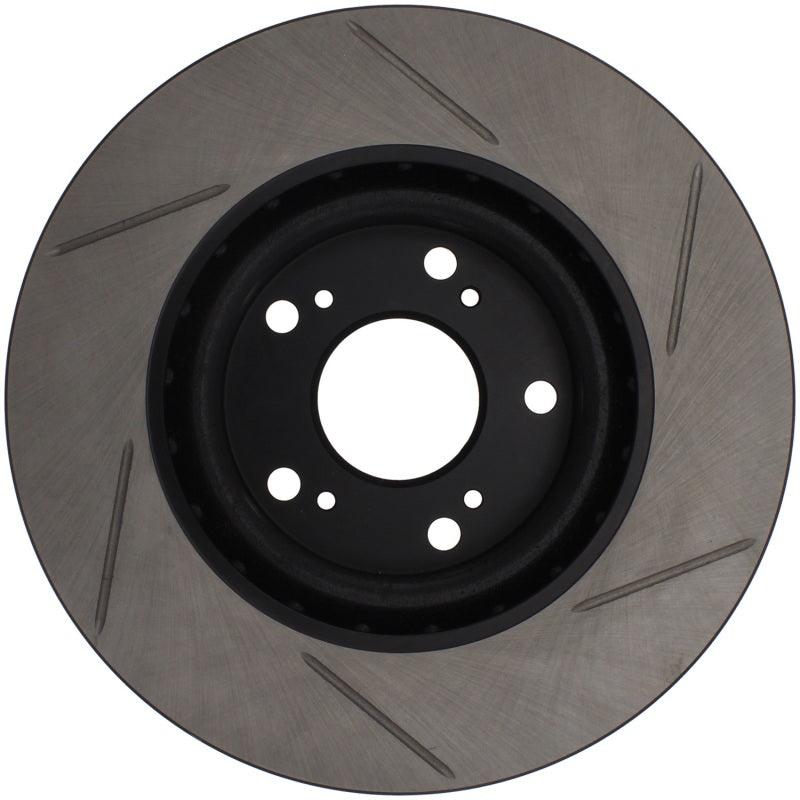 StopTech Power Slot Slotted 06-08 Honda Civic Si Front Right Rotor - Saikospeed