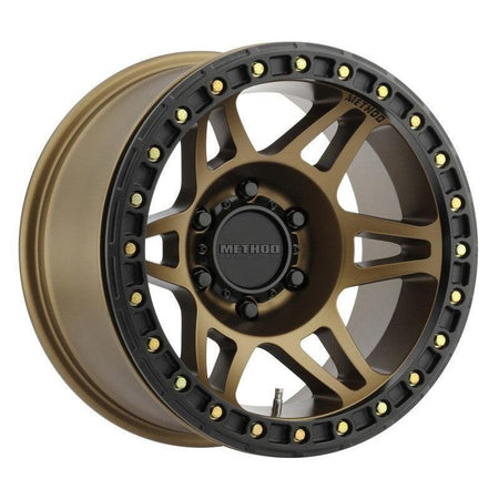 Method MR106 Beadlock 17x9 -44mm Offset 5x5 71.5mm CB Method Bronze w/BH-H24125 Wheel - Saikospeed