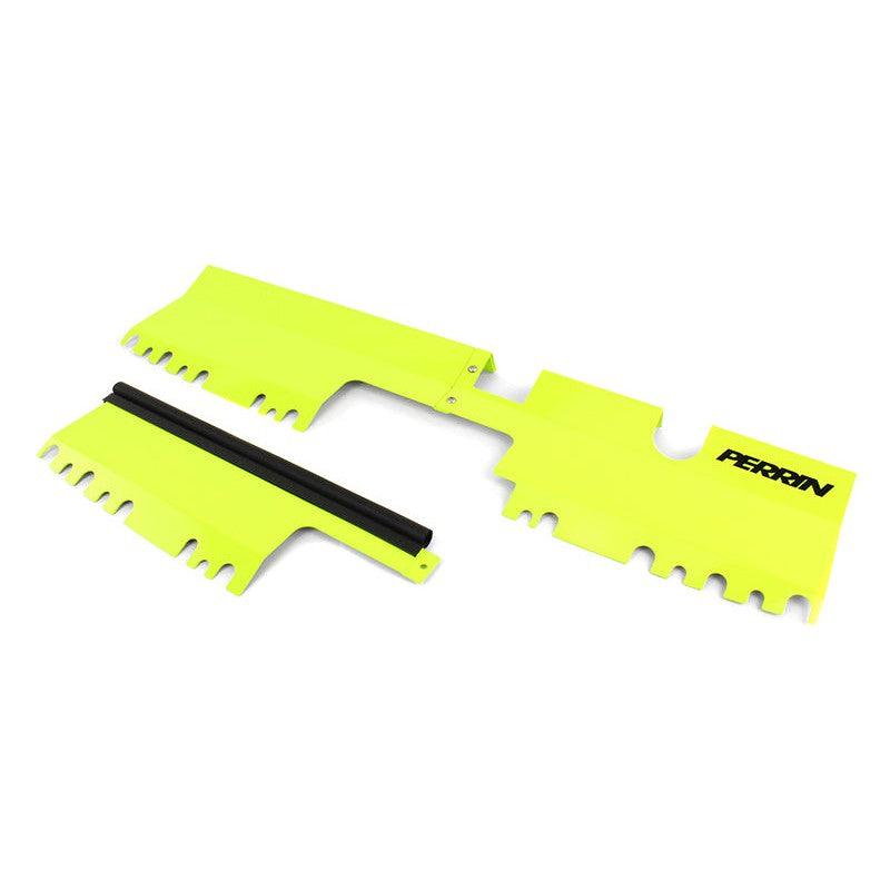 Perrin 15-21 WRX/STI Radiator Shroud (With/Without OEM Intake Scoop) - Neon Yellow - Saikospeed