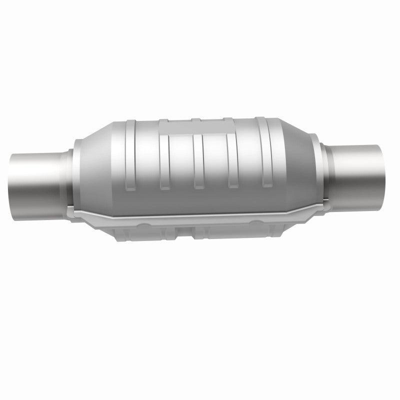 MagnaFlow Conv Univ 2.25in Inlet/Outlet Center/Center Round 9in Body L x 5.125in W x 13in Overall L - Saikospeed
