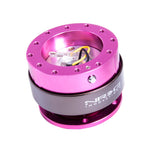 NRG Quick Release Gen 2.0 - Pink Body / Titanium Chrome Ring