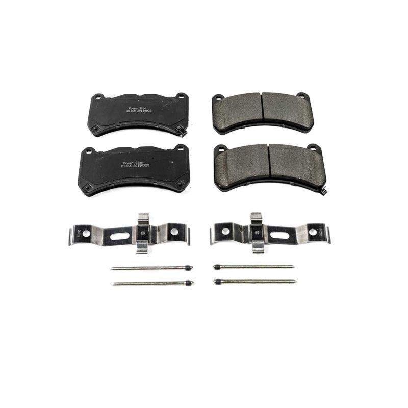 Power Stop 13-14 Ford Mustang Front Z17 Evolution Ceramic Brake Pads w/Hardware - Saikospeed