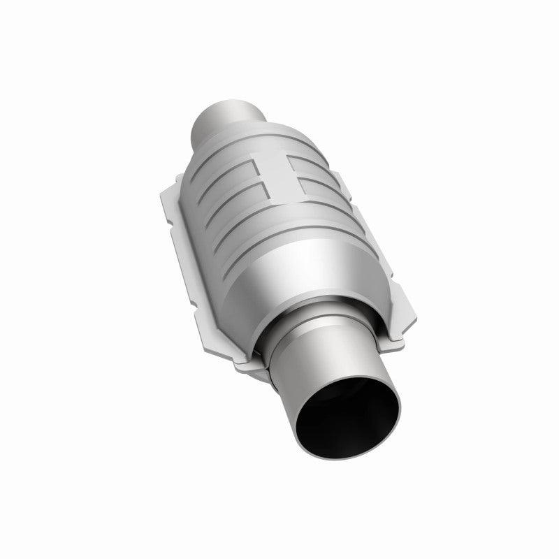 MagnaFlow Conv Univ 2.25in Inlet/Outlet Center/Center Round 9in Body L x 5.125in W x 13in Overall L - Saikospeed