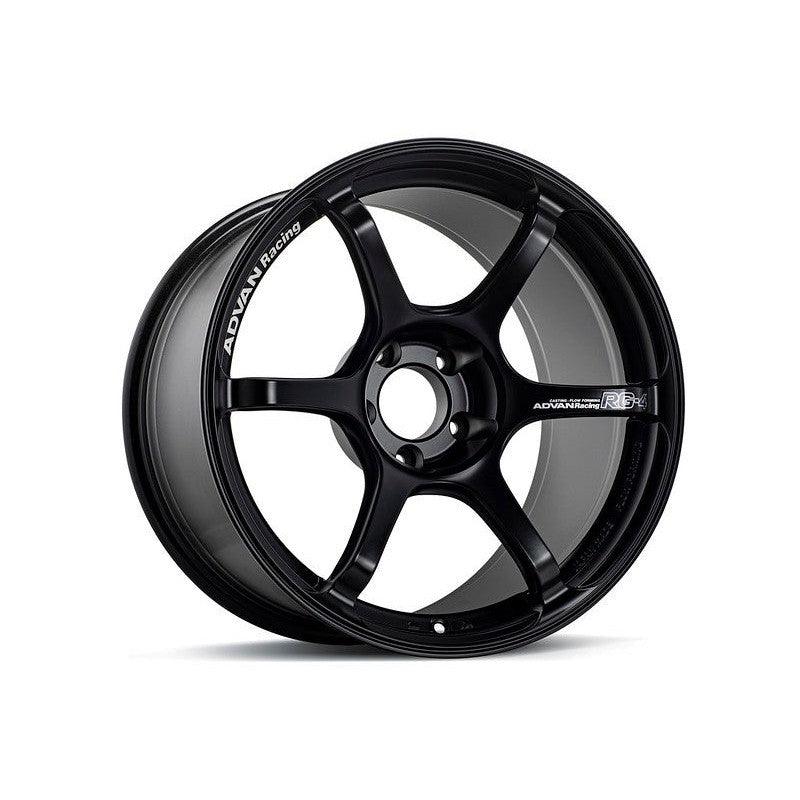 Advan RG-4 18x8.5 +44 5-114.3 Semi Gloss Black Wheel - Saikospeed