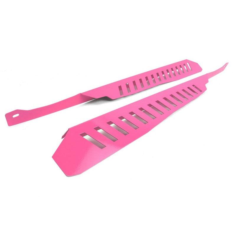 Perrin 08-14 Subaru WRX/STI Fender Shroud Set - Hyper Pink - Saikospeed